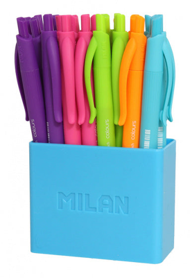 balpen Colors P1 met drukknop 1 mm 24 stuks