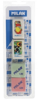 gumset 2 x 430 2 x 436A rubber wit/roze/groen 4 stuks