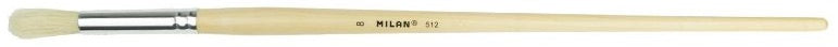 verfpenseel 512 serie 25,5 x 315 mm hout naturel nr. 7