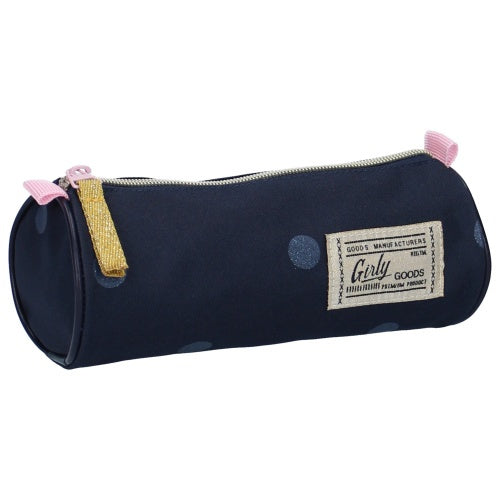 etui 9 x 20 x 9 cm polyester donkerblauw