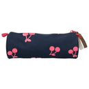 etui 9 x 20 x 9 cm polyester donkerblauw/roze