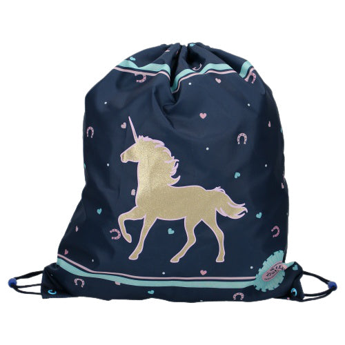 gymtas Jump High 44 x 37 cm polyester navy