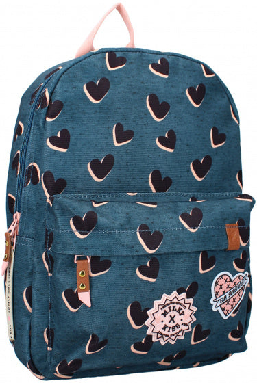 rugzak Love Land junior 6 liter polyester blauw