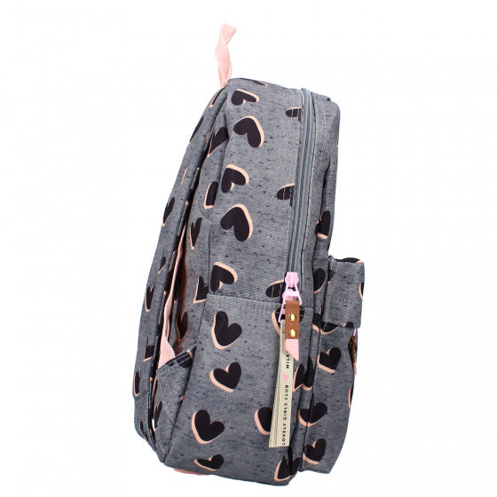 rugzak Love Land junior 6 liter polyester grijs