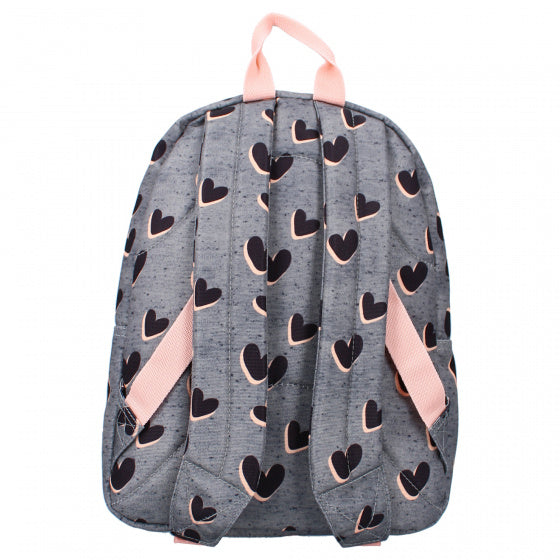 rugzak Love Land junior 6 liter polyester grijs