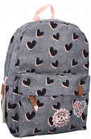 rugzak Love Land junior 6 liter polyester grijs