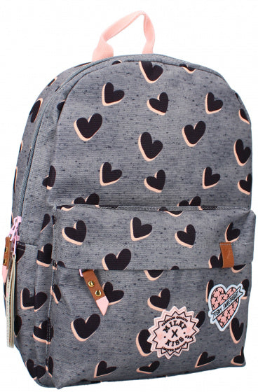 rugzak Love Land junior 6 liter polyester grijs