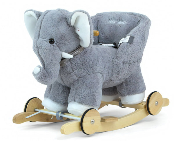 hobbelfiguur Gray Elephant grijs