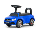 loopauto Mercedes junior 63 x 28 x 38 cm staal blauw