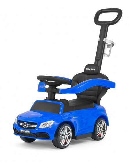 loopwagen Mercedes-AMG C63 junior blauw