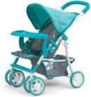 poppenwagen Kate Prestige meisjes 54 cm mintgroen/grijs