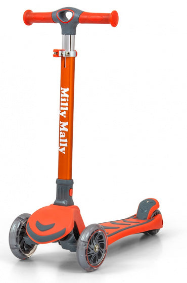 step Boogie junior 59 x 25 cm aluminium oranje