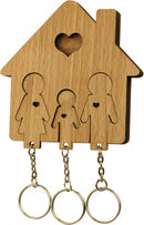 sleutelhangers 10,5 x 10 cm blank hout