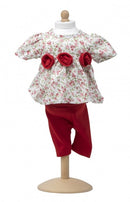 Bloemenjurk rozen rood 42-46 cm