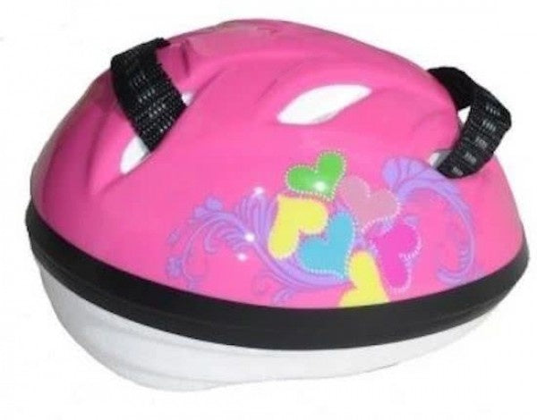 Fietshelm voor poppen roze