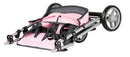 poppenbuggy tweeling roze/grijs 65 x 48 x 56 cm