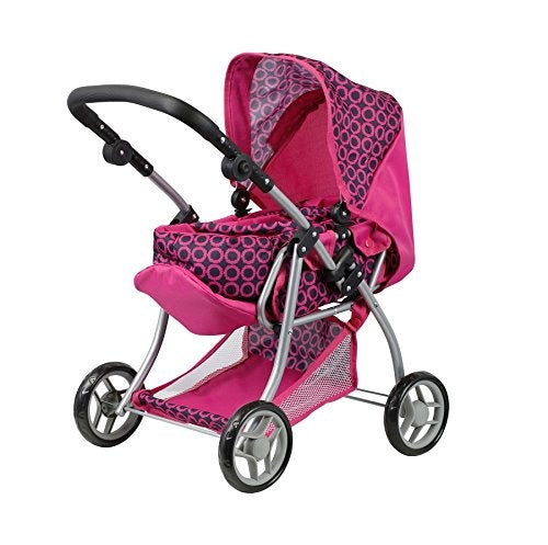 poppenwagen meisjes roze 62 x 35 x 59 cm