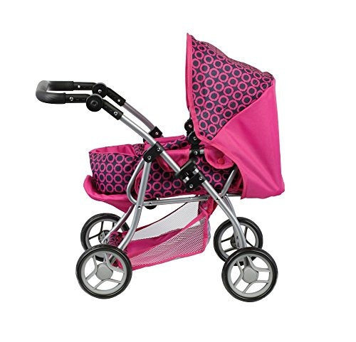 poppenwagen meisjes roze 62 x 35 x 59 cm