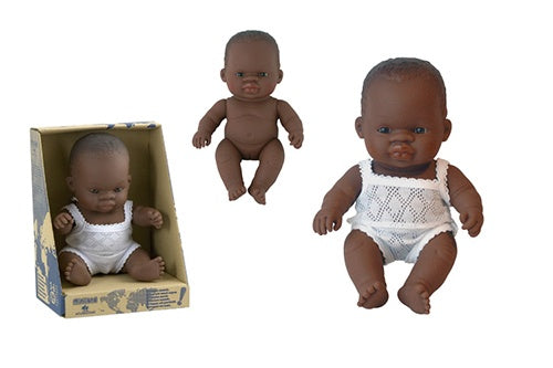 Babypop Afrikaans Meisje 21 cm