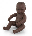 babypop jongetje met vanillegeur 40 cm haar donkerbruin