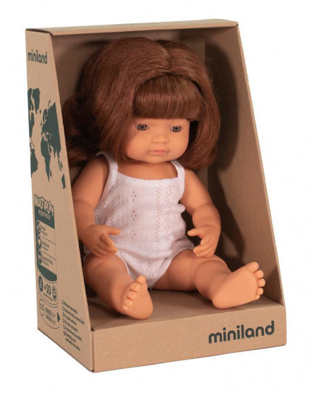 babypop meisje met vanillegeur 38 cm rossig