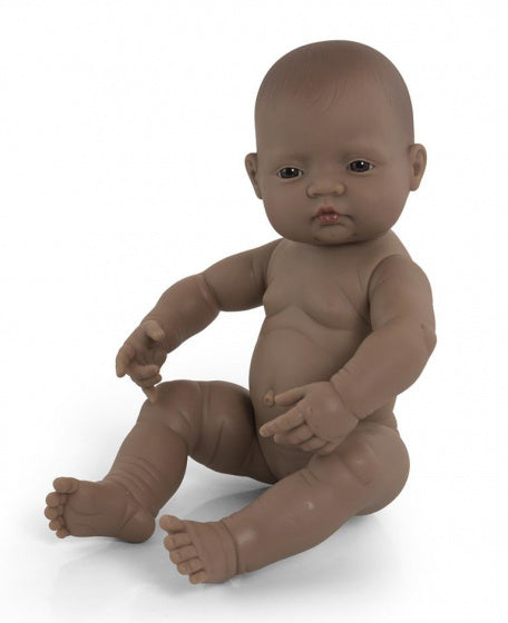 babypop meisje met vanillegeur 40 cm bruin