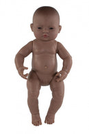 babypop meisje met vanillegeur 40 cm bruin