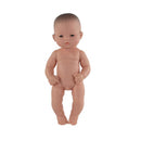 babypop Aziatisch jongen 32 cm blank