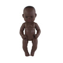 babypop Afrikaans meisje 32 cm bruin