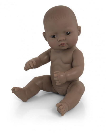 babypop Zuid-Amerikaans meisje 32 cm bruin