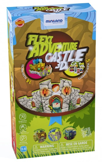 bouwpakket Flexi Adventure 3D-Castle jongens 19-delig
