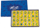 leerpuzzel abc-Alphabet Puzzle geel/blauw 168 stukjes