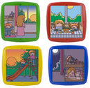leerpuzzels Primary junior 6 stukjes 26 cm 4 stuks