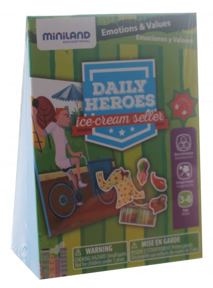 leerspel Daily Heroes - Ice Cream groen 3-delig