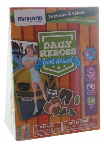 leerspel Daily Heroes - Taxi driver oranje 3-delig