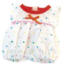 poppenkleding pyjama gestipt wit