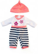 poppenkleertjes Girl junior 32 cm roze 2-delig