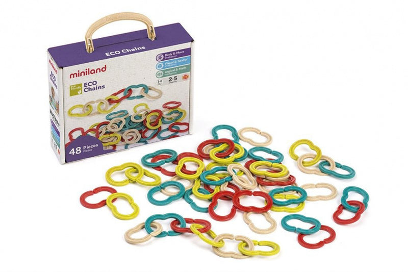 schakelringen Mijn Eerste Ketting 7 cm 48-delig