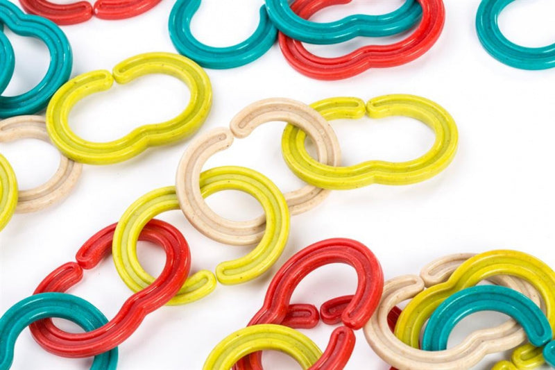 schakelringen Mijn Eerste Ketting 7 cm 48-delig