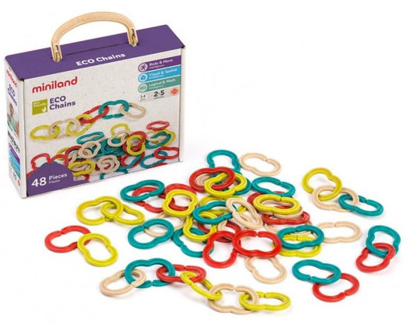 schakelringen Mijn Eerste Ketting 7 cm 48-delig