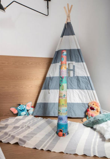 stapeltoren muis 29 x 25 cm 12-delig