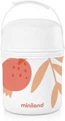 voedselcontainer Mediterraans 280 ml oranje 3-delig