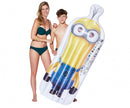 luchtbed Minions 175 x 89 cm geel