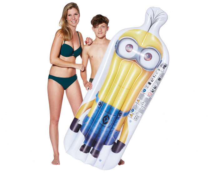 luchtbed Minions 175 x 89 cm geel