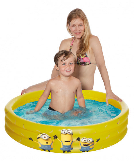 opblaaszwembad Minions 100 x 23 cm geel