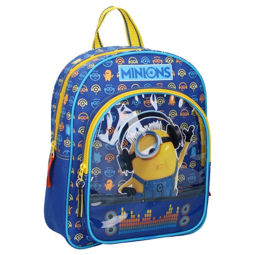 rugzak Minions junior 18 liter polyester blauw/geel