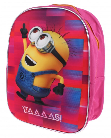 rugzak Minions paars/roze 11 liter