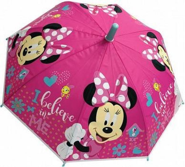 kinderparaplu Minnie Mouse meisjes 38 cm polyester roze