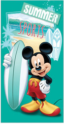 strandlaken Mickey Mouse 70 x 140 cm polyester groen