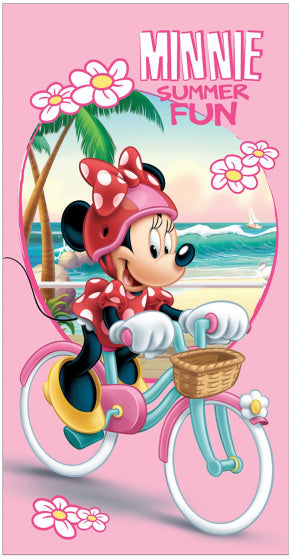 Strandlaken Minnie Mouse, 70x140cm